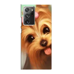 Чехол (ТПУ) Милые собачки для Samsung Galaxy Note 20 Ultra (Йоршенский терьер)