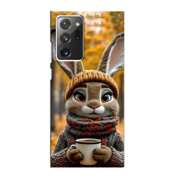 Чехол с рисунком «Зайчик с кофе» для Samsung Galaxy Note 20 Ultra Чехол с рисунком «Зайчик с кофе» для Samsung Galaxy Note 20 Ultra