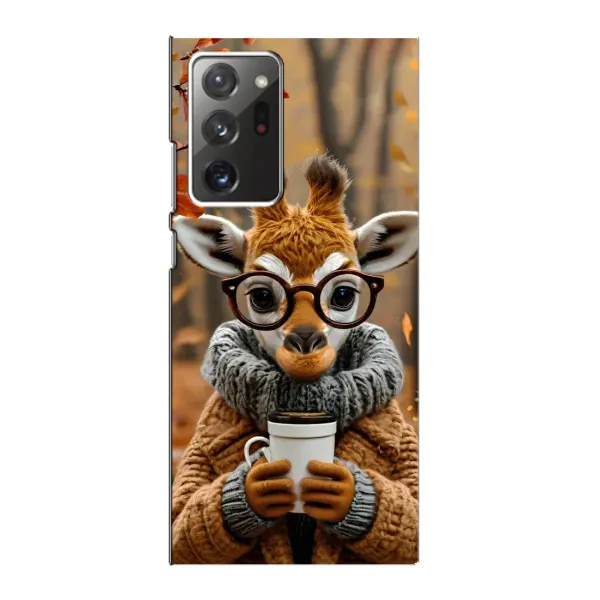 Чехол с рисунком «Жираф с кофе» для Samsung Galaxy Note 20 Ultra Чехол с рисунком «Жираф с кофе» для Samsung Galaxy Note 20 Ultra