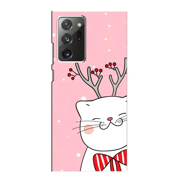 Чехол с рисунком «Зимний кот» для Samsung Galaxy Note 20 Ultra Чехол с рисунком «Зимний кот» для Samsung Galaxy Note 20 Ultra