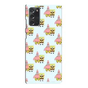 Чехлы с Патриком на Samsung Galaxy Note 20 (Боб и Патрик)