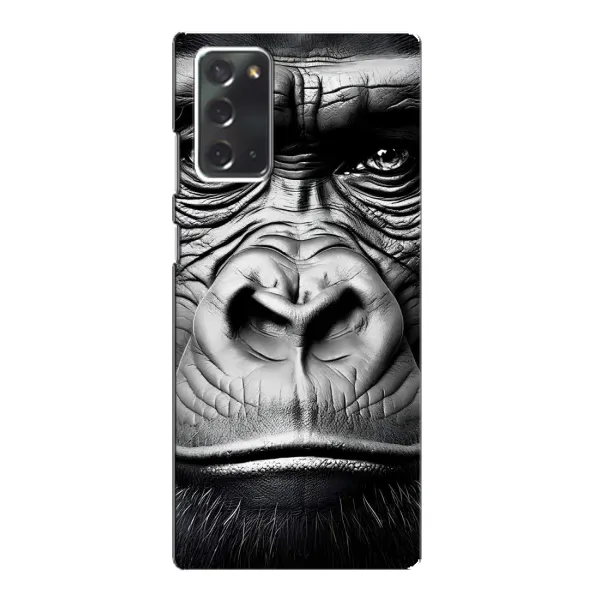 Чехол с рисунком «Черная обезьяна» для Samsung Galaxy Note 20 Чехол с рисунком «Черная обезьяна» для Samsung Galaxy Note 20