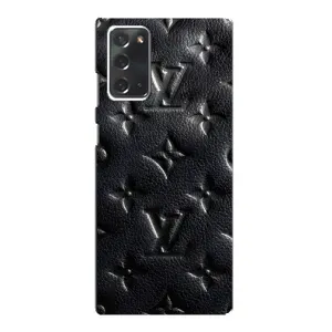 Текстурний Чохол Louis Vuitton для Самсунг Нот 20 (Чорний ЛВ)