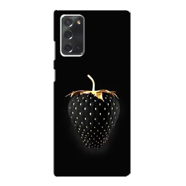 Чехол с рисунком «Чёрная клубника» для Samsung Galaxy Note 20 Чехол с рисунком «Чёрная клубника» для Samsung Galaxy Note 20