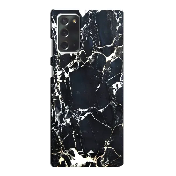Чехол с рисунком «Чёрный мрамор» для Samsung Galaxy Note 20 Чехол с рисунком «Чёрный мрамор» для Samsung Galaxy Note 20
