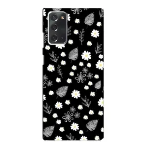Чохли з тематикою "КВІТИ" на Samsung Galaxy Note 20 (цвітіння на чорному)