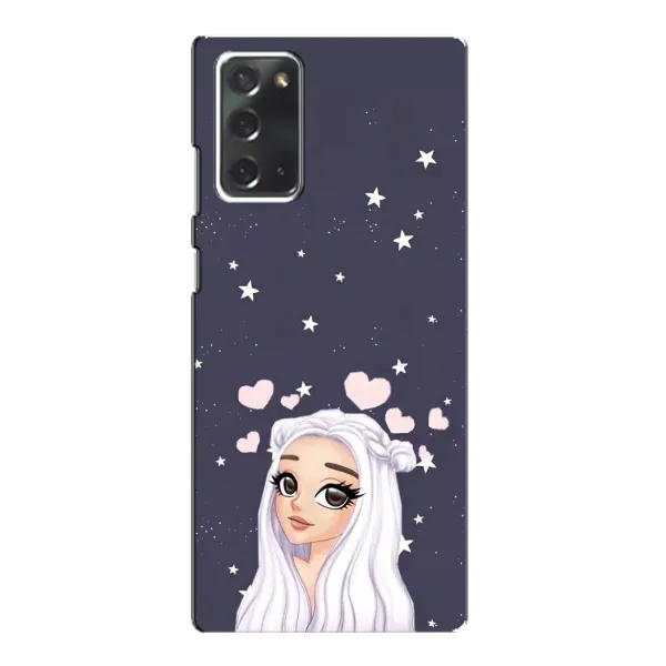 Чехол с рисунком «Девушка и сердечки» для Samsung Galaxy Note 20 Чехол с рисунком «Девушка и сердечки» для Samsung Galaxy Note 20