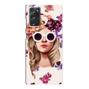 Чехол с картинкой Модные Девчонки Samsung Galaxy Note 20 (Девушка в очках)