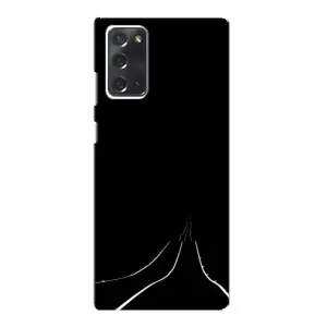 Чохол з картинками на чорному фоні для Samsung Galaxy Note 20 (Дорога)
