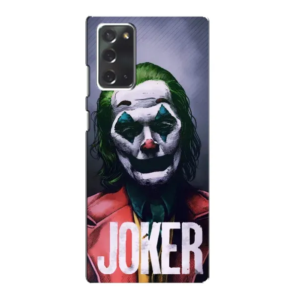Чехол с рисунком «Джокер» для Samsung Galaxy Note 20 Чехол с рисунком «Джокер» для Samsung Galaxy Note 20