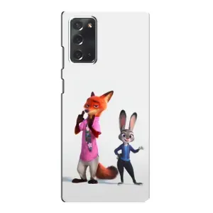 Силіконовий чохол з принтом Зоотрополіс для Samsung Galaxy Note 20 (Джуді і Нік)