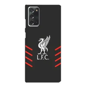 Силиконовые Чехлы принт Футбол на Samsung Galaxy Note 20 (Эмблема Liverpool)