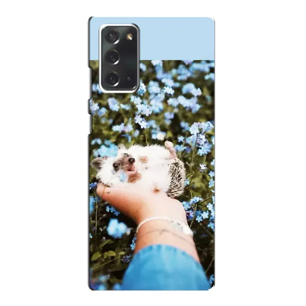 Чехол с рисунком «Ежик на руках» для Samsung Galaxy Note 20 Чехол с рисунком «Ежик на руках» для Samsung Galaxy Note 20