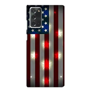 Чехол Флаг USA для Samsung Galaxy Note 20 (Флаг США 2)