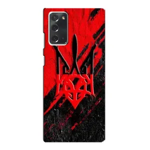 Чохли УПА (Червоно-Чорний) на Samsung Galaxy Note 20 (Герб в кольорах УПА)