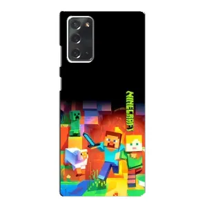 Чохли для Samsung Galaxy Note 20 (Персонажі МайнКрафт) (Герой Майнкрафт)