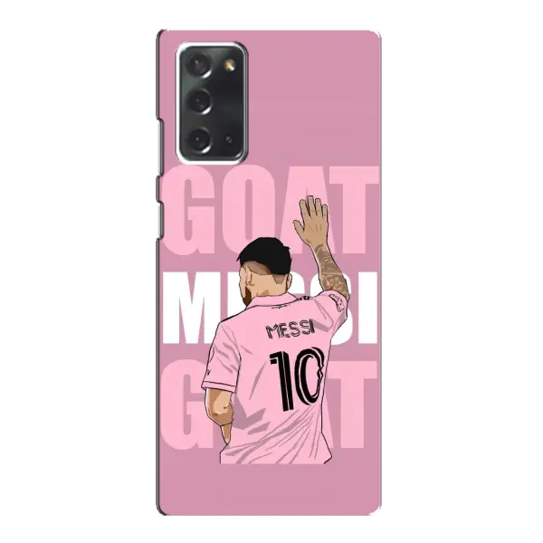 Чехол с рисунком «GOAT MESSI» для Samsung Galaxy Note 20 Чехол с рисунком «GOAT MESSI» для Samsung Galaxy Note 20