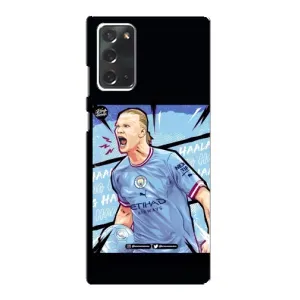 Чохли з принтом на Samsung Galaxy Note 20 Футболіст (гол Ерлінг Холанд)