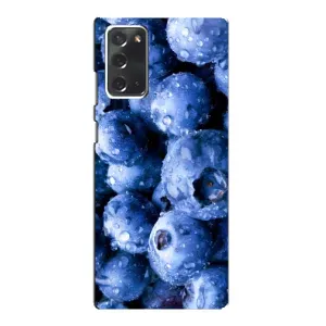 Чехол с изображением вкусной еды для Samsung Galaxy Note 20 (Голубика)