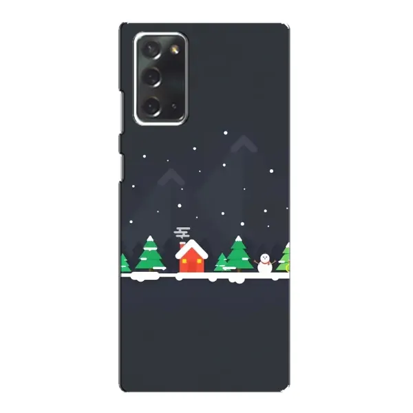 Чехол с рисунком «Город зимний» для Samsung Galaxy Note 20 Чехол с рисунком «Город зимний» для Samsung Galaxy Note 20