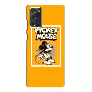 Чехлы с принтом Микки Маус на Samsung Galaxy Note 20 (Испуганный Микки)