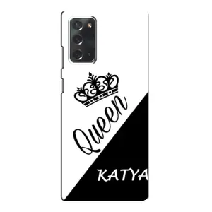 Именные Женские Чехлы для Samsung Galaxy Note 20 (KATYA)