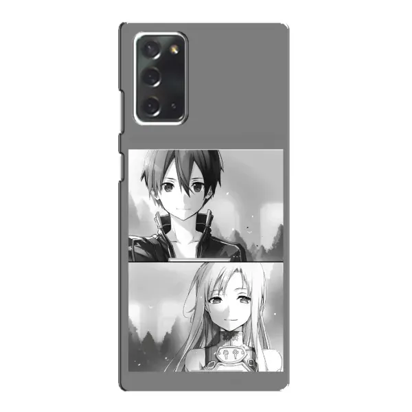 Чехол с рисунком «Кирито-Асуна» для Samsung Galaxy Note 20 Чехол с рисунком «Кирито-Асуна» для Samsung Galaxy Note 20