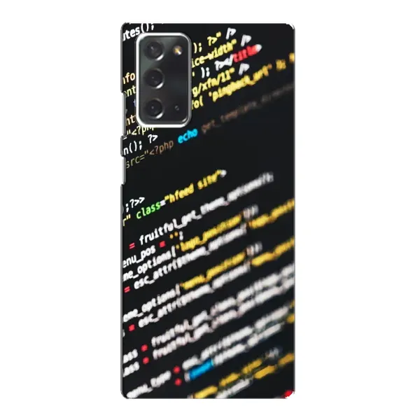 Чехол с рисунком «Код» для Samsung Galaxy Note 20