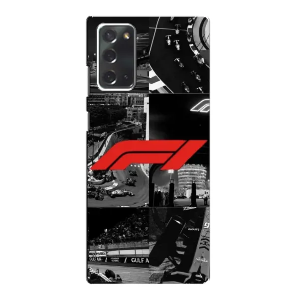 Чехол с рисунком «Коллаж Формула 1» для Samsung Galaxy Note 20 Чехол с рисунком «Коллаж Формула 1» для Samsung Galaxy Note 20