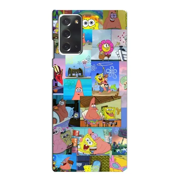 Чехол с рисунком «Комиксы Спанч Боб» для Samsung Galaxy Note 20 Чехол с рисунком «Комиксы Спанч Боб» для Samsung Galaxy Note 20