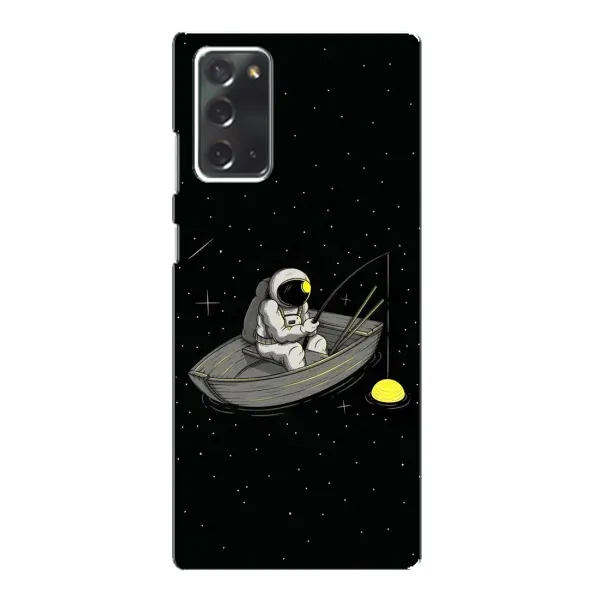 Чехол с рисунком «Космонавт на рыбалке» для Samsung Galaxy Note 20 Чехол с рисунком «Космонавт на рыбалке» для Samsung Galaxy Note 20