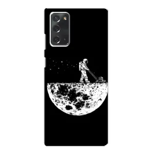 Силіконовый Чохол з принтом "Космонавти" на Samsung Galaxy Note 20 (Космонавт)