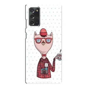 Чехол на тематику: Коты для Samsung Galaxy Note 20 (Кот аристократ)