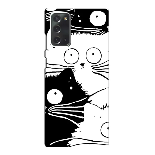 Чехол с рисунком «КОТИКИ» для Samsung Galaxy Note 20 Чехол с рисунком «КОТИКИ» для Samsung Galaxy Note 20