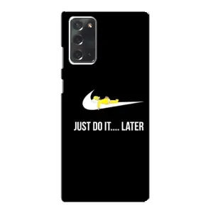 Силіконовый Чохол на Samsung Galaxy Note 20 з картинкою НАЙК (Later)
