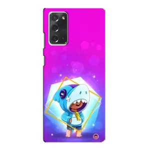 Чохол Бравл Старс для Samsung Galaxy Note 20 (Леон у костюмі Акули)
