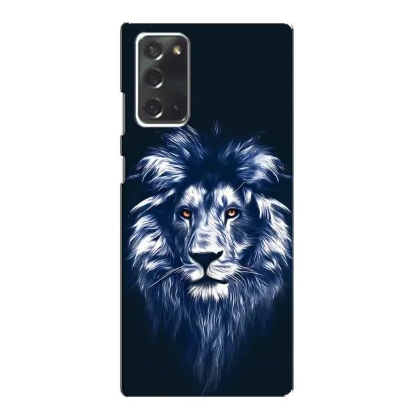Чехол с рисунком «Лев - синий» для Samsung Galaxy Note 20 Чехол с рисунком «Лев - синий» для Samsung Galaxy Note 20