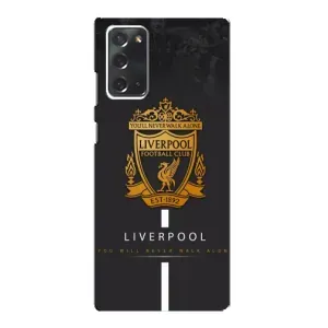 Силиконовые Чехлы принт Футбол на Samsung Galaxy Note 20 (Liverpool)