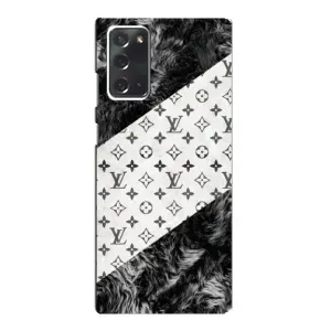 Чохол Стиль Louis Vuitton на Samsung Galaxy Note 20 (LV на білому)