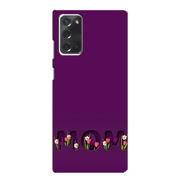 Чехол с рисунком «Мама с цветами» для Samsung Galaxy Note 20 Чехол с рисунком «Мама с цветами» для Samsung Galaxy Note 20
