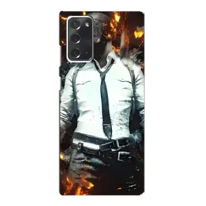 Чохол з картинкою "Герой Pubg" на Samsung Galaxy Note 20 (Man Пубг)
