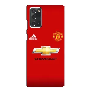 Силиконовые Чехлы принт Футбол на Samsung Galaxy Note 20 (Man United)