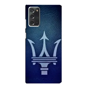 Чехлы с тематикой "Крутые машины" на Samsung Galaxy Note 20 (Лого Maserati)