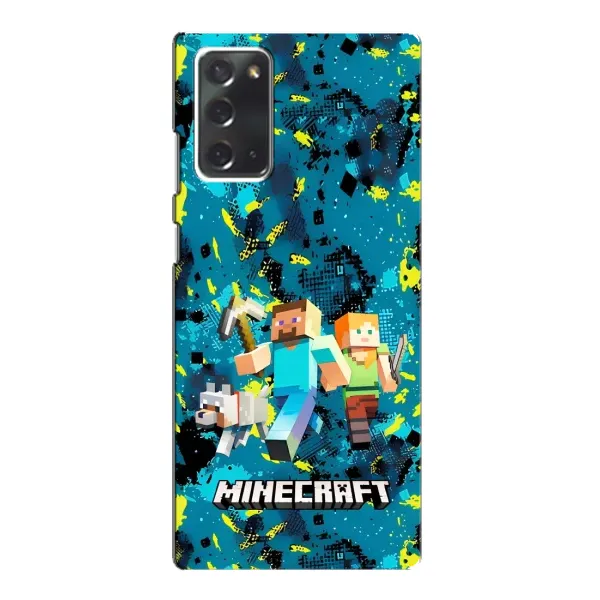 Чехол с рисунком «Майнкрафт» для Samsung Galaxy Note 20 Чехол с рисунком «Майнкрафт» для Samsung Galaxy Note 20