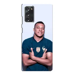 Чохол (TPU) з Футболістом на Samsung Galaxy Note 20 (Мбаппешичка)