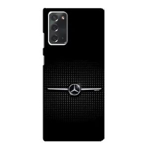 Силиконовый бампер с картинкой машины на Samsung Galaxy Note 20 (Mercedes)