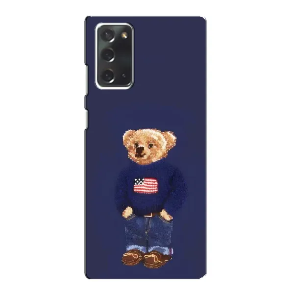 Чехол с рисунком «Мишка USA» для Samsung Galaxy Note 20 Чехол с рисунком «Мишка USA» для Samsung Galaxy Note 20