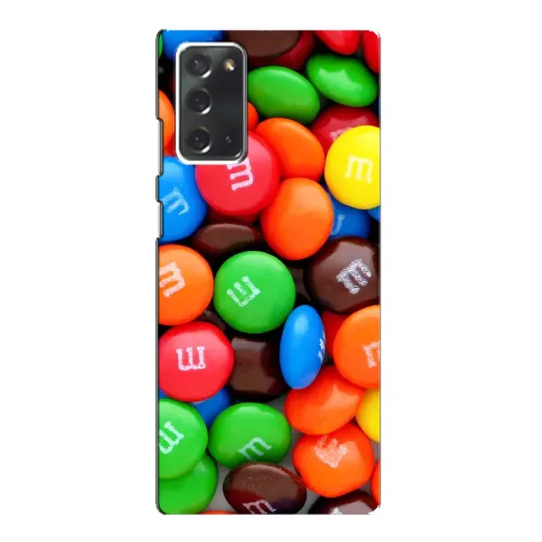 Чехол с рисунком «Разноцветные M&M'S» для Samsung Galaxy Note 20 Чехол с рисунком «Разноцветные M&M'S» для Samsung Galaxy Note 20