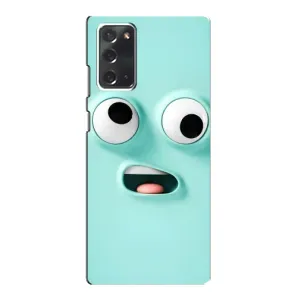 Силиконовые Чехлы (смешные стикеры) для Samsung Galaxy Note 20 (Забавное мятное лицо)