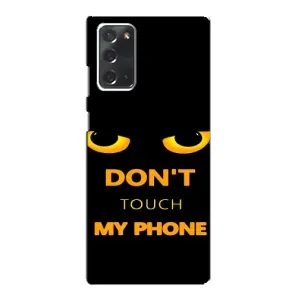 Чохол з Прикольним Принтом на Samsung Galaxy Note 20 (Не чіпай мій телефон)